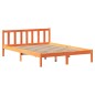 vidaXL Massivholzbett ohne Matratze Wachsbraun 120x200 cm Kiefernholz vidaXL Massivholzbett ohne Matratze Wachsbraun 120x200 cm Kiefernholz