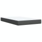 vidaXL Boxspringbett mit Matratze Dunkelgrau 120x200 cm Stoff vidaXL Boxspringbett mit Matratze Dunkelgrau 120x200 cm Stoff