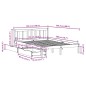 vidaXL Massivholzbett ohne Matratze 120x200 cm Kiefernholz vidaXL Massivholzbett ohne Matratze 120x200 cm Kiefernholz
