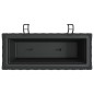 vidaXL Pflanzkasten mit Haken 2 Stk. Schwarz Poly Rattan vidaXL Pflanzkasten mit Haken 2 Stk. Schwarz Poly Rattan