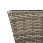 vidaXL Pflanzkasten mit Haken 2 Stk. Grau Poly Rattan vidaXL Pflanzkasten mit Haken 2 Stk. Grau Poly Rattan