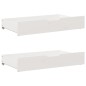 vidaXL Massivholzbett ohne Matratze Weiß 140x200 cm Kiefernholz vidaXL Massivholzbett ohne Matratze Weiß 140x200 cm Kiefernholz
