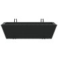 vidaXL Pflanzkasten mit Haken 2 Stk. Schwarz Poly Rattan vidaXL Pflanzkasten mit Haken 2 Stk. Schwarz Poly Rattan