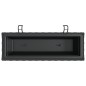 vidaXL Pflanzkasten mit Haken 2 Stk. Schwarz Poly Rattan vidaXL Pflanzkasten mit Haken 2 Stk. Schwarz Poly Rattan