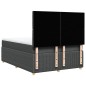 vidaXL Boxspringbett mit Matratze Dunkelgrau 140x190 cm Stoff vidaXL Boxspringbett mit Matratze Dunkelgrau 140x190 cm Stoff