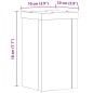 vidaXL Pflanzenständer 2 Stk. Sonoma-Eiche 10x10x18 cm Holzwerkstoff vidaXL Pflanzenständer 2 Stk. Sonoma-Eiche 10x10x18 cm Holzwerkstoff