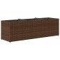 vidaXL Hochbeet mit 3 Fächern Braun 105x30x32 cm Poly Rattan vidaXL Hochbeet mit 3 Fächern Braun 105x30x32 cm Poly Rattan