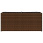 vidaXL Hochbeet mit 2 Fächern Braun 90x20x40 cm Poly Rattan vidaXL Hochbeet mit 2 Fächern Braun 90x20x40 cm Poly Rattan