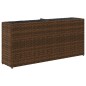 vidaXL Hochbeet mit 2 Fächern Braun 90x20x40 cm Poly Rattan vidaXL Hochbeet mit 2 Fächern Braun 90x20x40 cm Poly Rattan