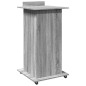 vidaXL Rednerpult mit Rollen & Schublade Grau Sonoma 55x55x107 cm vidaXL Rednerpult mit Rollen & Schublade Grau Sonoma 55x55x107 cm