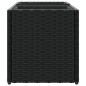 vidaXL Hochbeet mit 2 Fächern Schwarz 72x30x32 cm Poly Rattan vidaXL Hochbeet mit 2 Fächern Schwarz 72x30x32 cm Poly Rattan