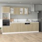vidaXL Mikrowellenumbauschrank Sonoma-Eiche 60x57x207 cm Holzwerkstoff vidaXL Mikrowellenumbauschrank Sonoma-Eiche 60x57x207 cm Holzwerkstoff