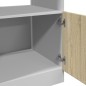 vidaXL Mikrowellenumbauschrank Sonoma-Eiche 60x57x207 cm Holzwerkstoff vidaXL Mikrowellenumbauschrank Sonoma-Eiche 60x57x207 cm Holzwerkstoff