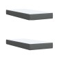 vidaXL Boxspringbett mit Matratze Taupe 200x200 cm Stoff vidaXL Boxspringbett mit Matratze Taupe 200x200 cm Stoff