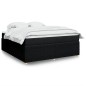 vidaXL Boxspringbett mit Matratze Schwarz 180x200 cm Stoff vidaXL Boxspringbett mit Matratze Schwarz 180x200 cm Stoff