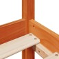 vidaXL Massivholzbett ohne Matratze Wachsbraun 90x200 Kiefernholz vidaXL Massivholzbett ohne Matratze Wachsbraun 90x200 Kiefernholz