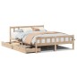 vidaXL Massivholzbett ohne Matratze 150x200 cm Kiefernholz vidaXL Massivholzbett ohne Matratze 150x200 cm Kiefernholz