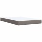 vidaXL Boxspringbett mit Matratze Taupe 120x200 cm Stoff vidaXL Boxspringbett mit Matratze Taupe 120x200 cm Stoff
