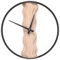 vidaXL Wanduhr Braun Ø35 cm Eisen und Eichenholz vidaXL Wanduhr Braun Ø35 cm Eisen und Eichenholz