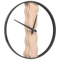 vidaXL Wanduhr Braun Ø35 cm Eisen und Eichenholz vidaXL Wanduhr Braun Ø35 cm Eisen und Eichenholz