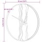 vidaXL Wanduhr Braun Ø35 cm Eisen und Eichenholz vidaXL Wanduhr Braun Ø35 cm Eisen und Eichenholz