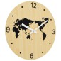vidaXL Wanduhr Gelb und Schwarz Ø30 cm Holzwerkstoff vidaXL Wanduhr Gelb und Schwarz Ø30 cm Holzwerkstoff