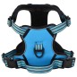 vidaXL Hundegeschirr Reflektierend Verstellbar Blau M vidaXL Hundegeschirr Reflektierend Verstellbar Blau M