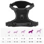 vidaXL Hundegeschirr Reflektierend Verstellbar Schwarz L vidaXL Hundegeschirr Reflektierend Verstellbar Schwarz L