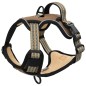 vidaXL Hundegeschirr Reflektierend Verstellbar Braun L vidaXL Hundegeschirr Reflektierend Verstellbar Braun L