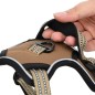 vidaXL Hundegeschirr Reflektierend Verstellbar Braun L vidaXL Hundegeschirr Reflektierend Verstellbar Braun L