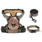 vidaXL Hundegeschirr mit Leine & Halsband Verstellbar Camouflage L vidaXL Hundegeschirr mit Leine & Halsband Verstellbar Camouflage L