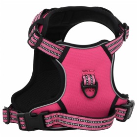 vidaXL Hundegeschirr Reflektierend Verstellbar Rosa XL