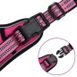 vidaXL Hundegeschirr Reflektierend Verstellbar Rosa XL vidaXL Hundegeschirr Reflektierend Verstellbar Rosa XL