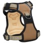 vidaXL Hundegeschirr mit Leine & Halsband Verstellbar Braun M vidaXL Hundegeschirr mit Leine & Halsband Verstellbar Braun M