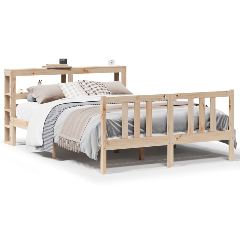 vidaXL Bettgestell mit Kopfteil ohne Matratze 150x200 cm vidaXL Bettgestell mit Kopfteil ohne Matratze 150x200 cm