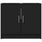 vidaXL Waschbeckenunterschrank Schwarz 63x29x55 cm Holzwerkstoff vidaXL Waschbeckenunterschrank Schwarz 63x29x55 cm Holzwerkstoff