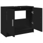 vidaXL Waschbeckenunterschrank Schwarz 63x29x55 cm Holzwerkstoff vidaXL Waschbeckenunterschrank Schwarz 63x29x55 cm Holzwerkstoff