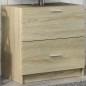 vidaXL Waschbeckenunterschrank Sonoma-Eiche 59x37x59 cm Holzwerkstoff vidaXL Waschbeckenunterschrank Sonoma-Eiche 59x37x59 cm Holzwerkstoff