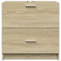 vidaXL Waschbeckenunterschrank Sonoma-Eiche 59x37x59 cm Holzwerkstoff vidaXL Waschbeckenunterschrank Sonoma-Eiche 59x37x59 cm Holzwerkstoff