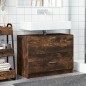 vidaXL Waschbeckenunterschrank Räuchereiche 78x37x59 cm Holzwerkstoff vidaXL Waschbeckenunterschrank Räuchereiche 78x37x59 cm Holzwerkstoff