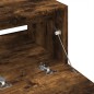 vidaXL Waschbeckenunterschrank Räuchereiche 78x37x59 cm Holzwerkstoff vidaXL Waschbeckenunterschrank Räuchereiche 78x37x59 cm Holzwerkstoff