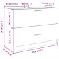vidaXL Waschbeckenunterschrank Räuchereiche 78x37x59 cm Holzwerkstoff vidaXL Waschbeckenunterschrank Räuchereiche 78x37x59 cm Holzwerkstoff