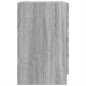 vidaXL Waschbeckenunterschrank Grau Sonoma 40x37x59 cm Holzwerkstoff vidaXL Waschbeckenunterschrank Grau Sonoma 40x37x59 cm Holzwerkstoff
