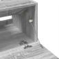 vidaXL Waschbeckenunterschrank Grau Sonoma 40x37x59 cm Holzwerkstoff vidaXL Waschbeckenunterschrank Grau Sonoma 40x37x59 cm Holzwerkstoff