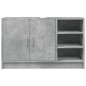 vidaXL Waschbeckenunterschrank Betongrau 90x29x55 cm Holzwerkstoff vidaXL Waschbeckenunterschrank Betongrau 90x29x55 cm Holzwerkstoff