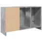 vidaXL Waschbeckenunterschrank Betongrau 90x29x55 cm Holzwerkstoff vidaXL Waschbeckenunterschrank Betongrau 90x29x55 cm Holzwerkstoff
