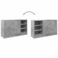 vidaXL Waschbeckenunterschrank Betongrau 90x29x55 cm Holzwerkstoff vidaXL Waschbeckenunterschrank Betongrau 90x29x55 cm Holzwerkstoff