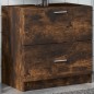 vidaXL Waschbeckenunterschrank Räuchereiche 59x37x59 cm Holzwerkstoff vidaXL Waschbeckenunterschrank Räuchereiche 59x37x59 cm Holzwerkstoff