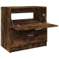 vidaXL Waschbeckenunterschrank Räuchereiche 59x37x59 cm Holzwerkstoff vidaXL Waschbeckenunterschrank Räuchereiche 59x37x59 cm Holzwerkstoff