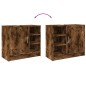 vidaXL Waschbeckenschrank Räuchereiche 63x29x55 cm Holzwerkstoff vidaXL Waschbeckenschrank Räuchereiche 63x29x55 cm Holzwerkstoff